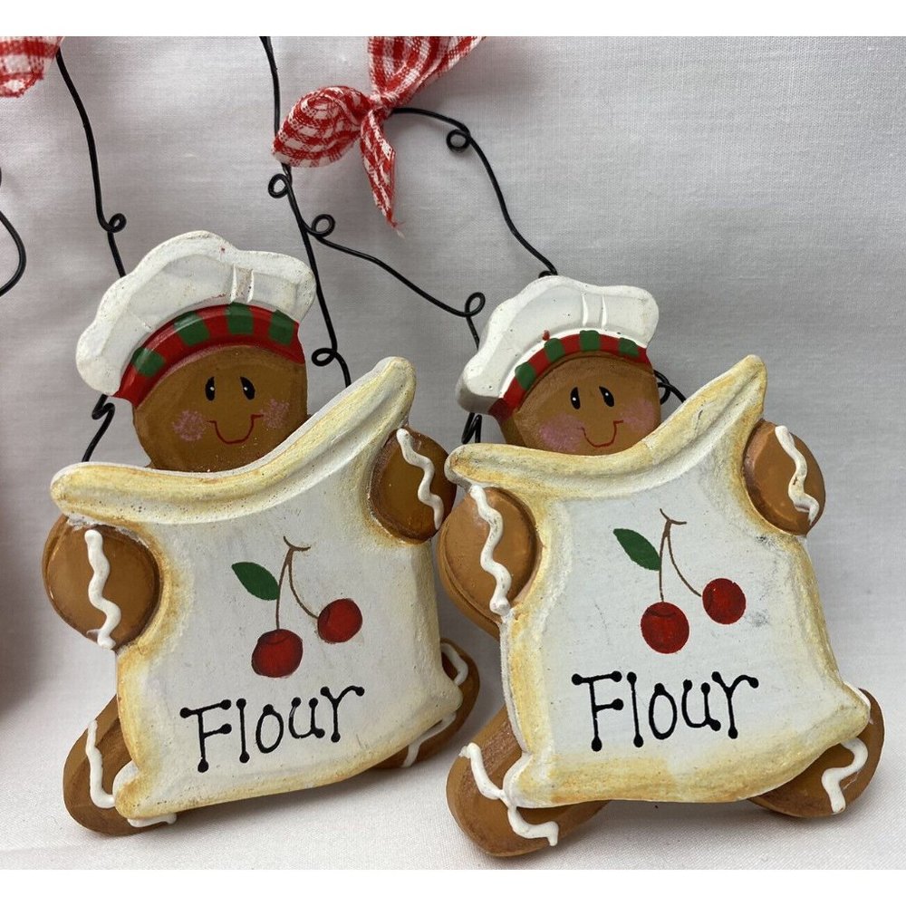 Kurt Adler Hand Painted Gingerbread Christmas Ornament Bakers Baking Lot (7) - Picture 3 of 7